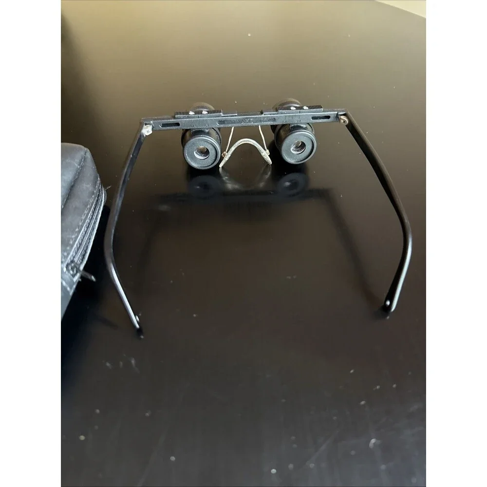 VTG Eschenbach Tele 3x Distance Binocular System Magnifier Glasses Germany Case